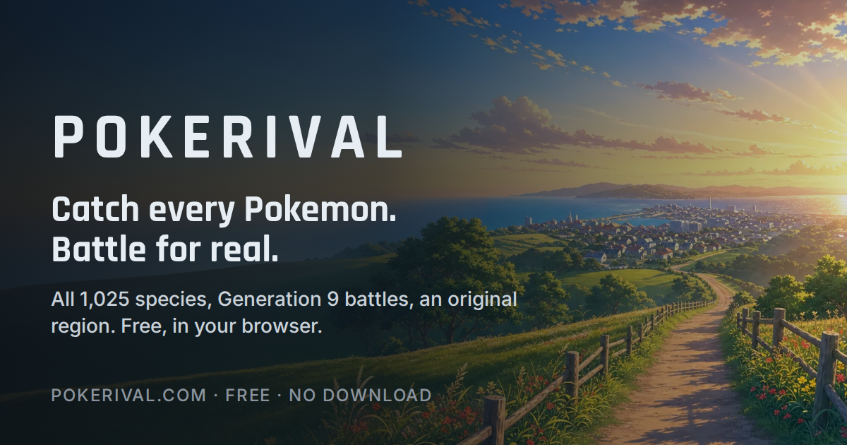 Pokemon Trainer Type Rival How to catch Pokemon — PokeRival